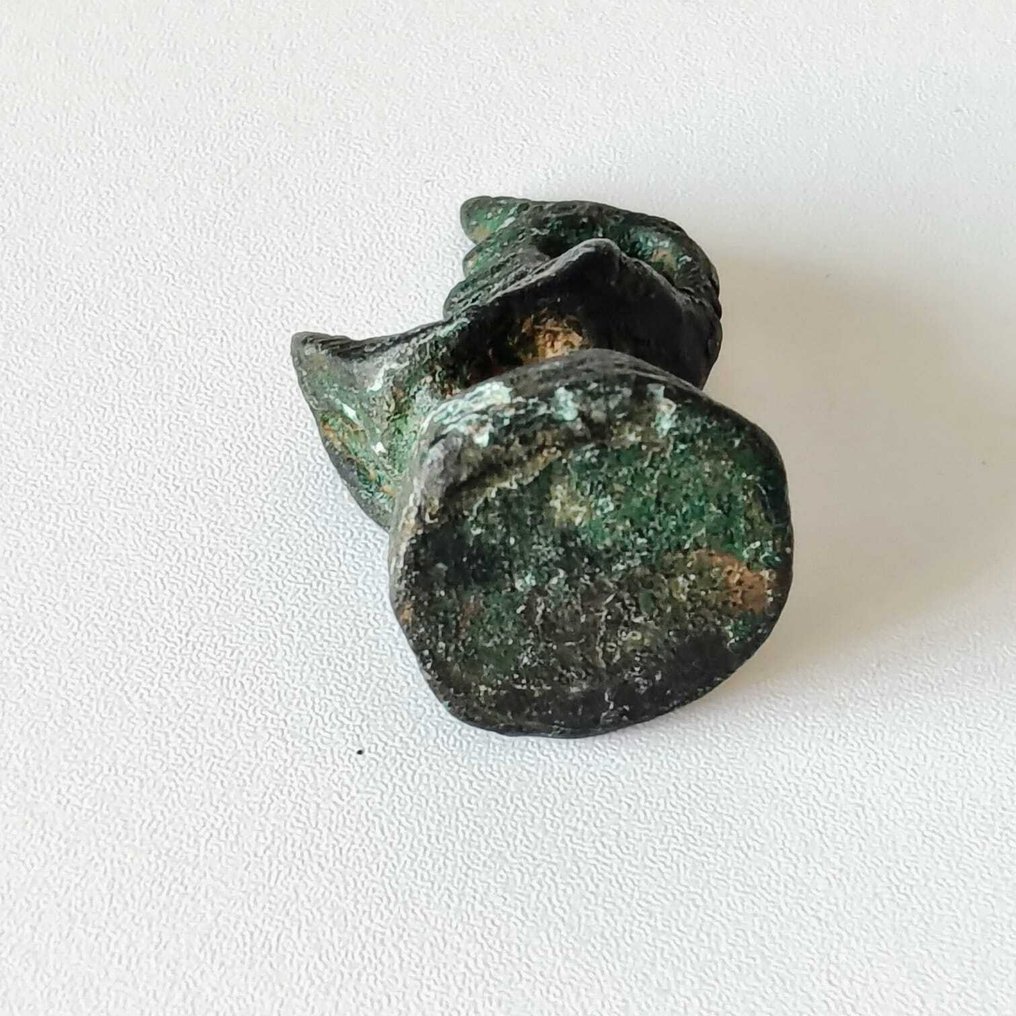 古代印度支那 黄铜色 哈姆扎神话鸟形鸦片砝码 - 42 mm  (没有保留价) #1.0