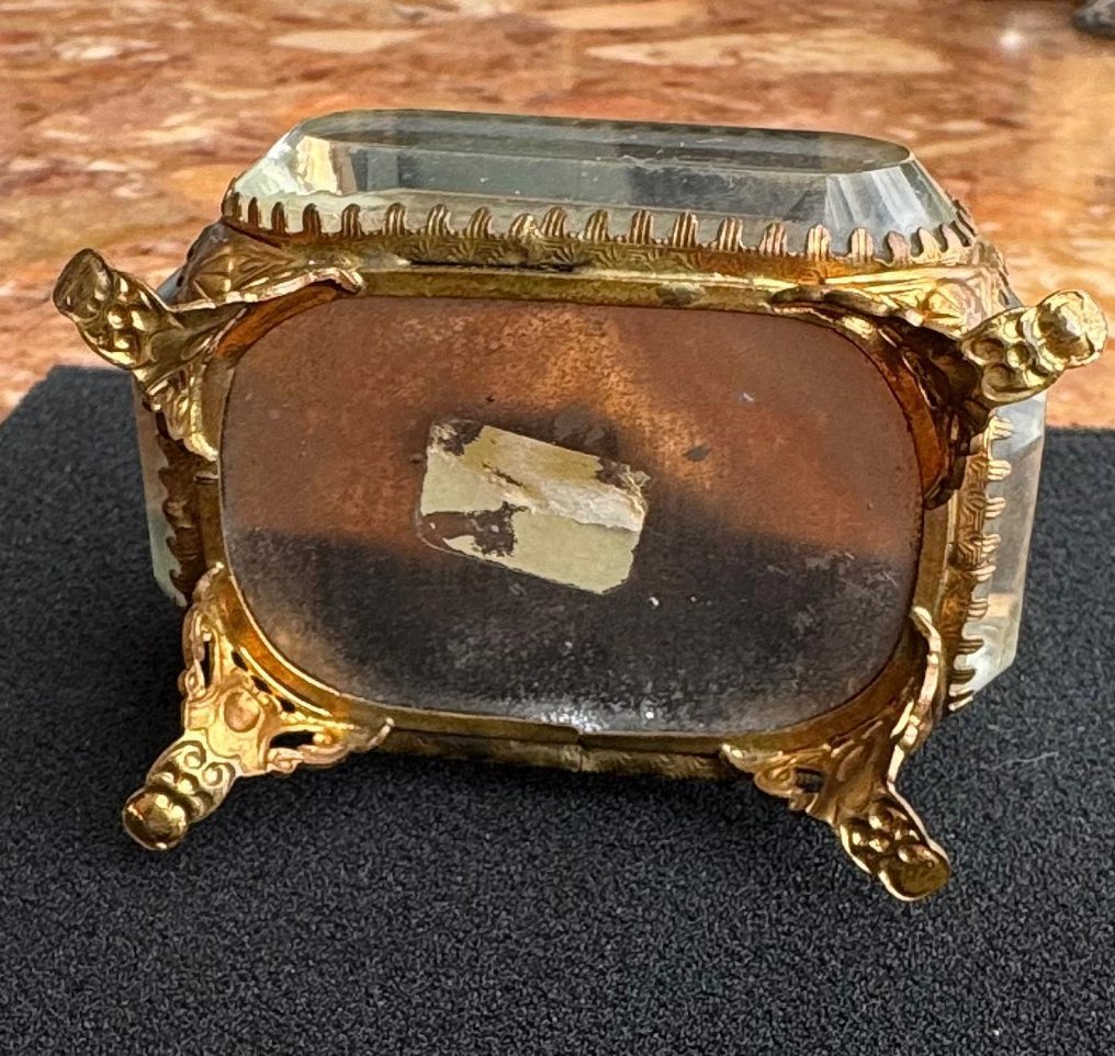 Jewellery box - Glass, Brass - Napoleon III box #4.3