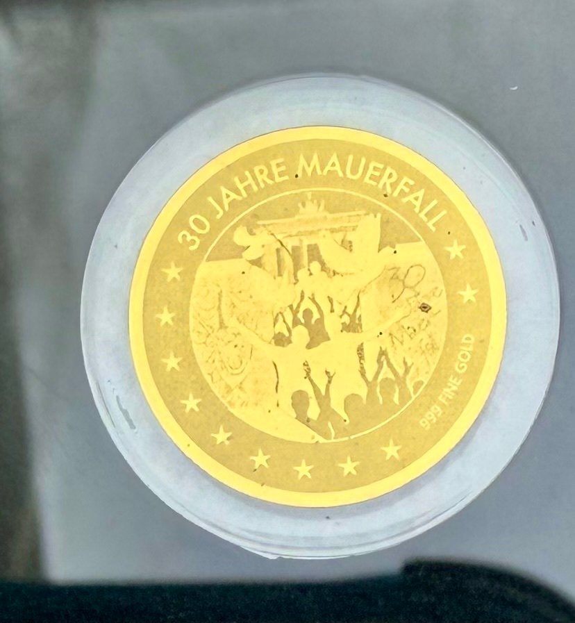 Tchad. 3000 Francs Alemania , 2x1/500 Oz oro .999 (Ingen mindstepris) #3.2