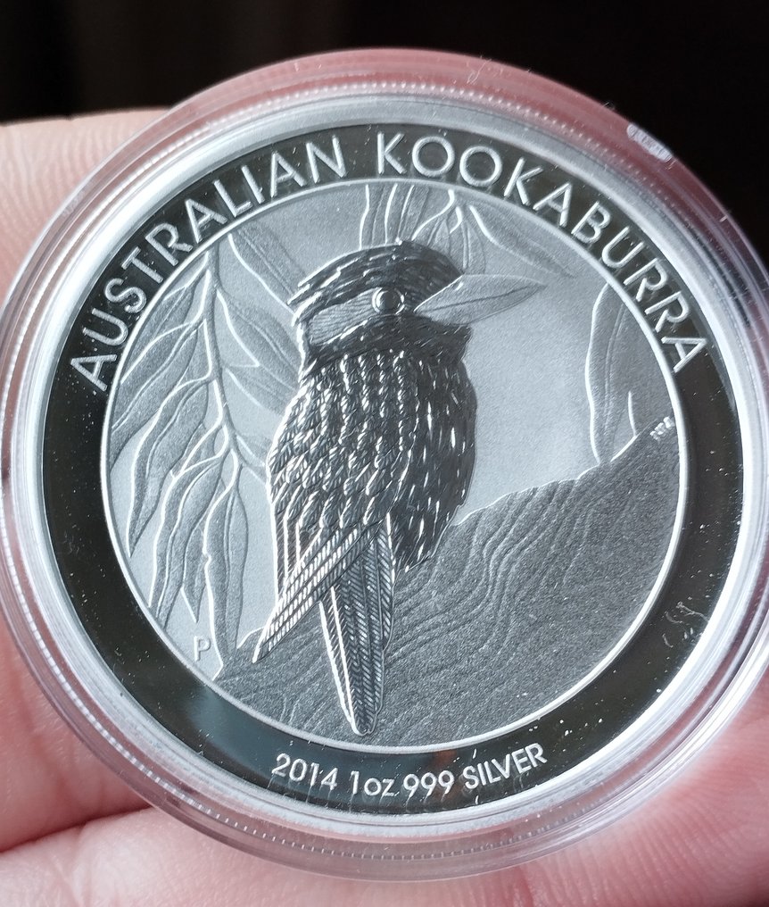 澳大利亚. 1 Dollar 2014 koakaburra, 1 Oz .999  (没有保留价) #1.0