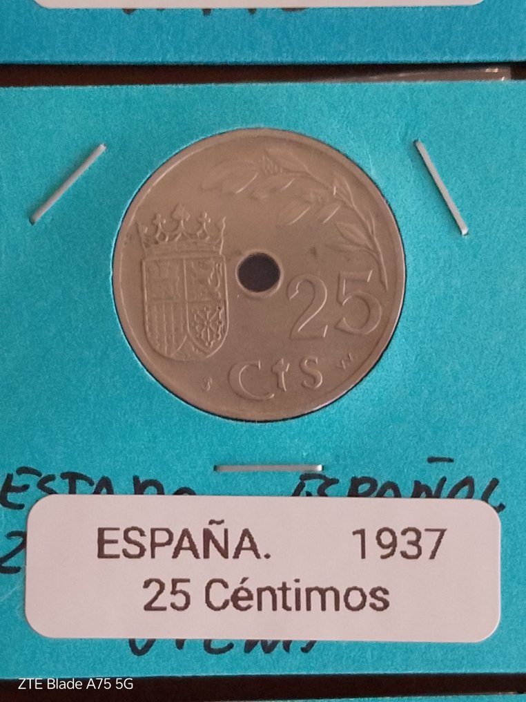 Spanien. F. Franco. 370 piezas (Ingen mindstepris) #2.1
