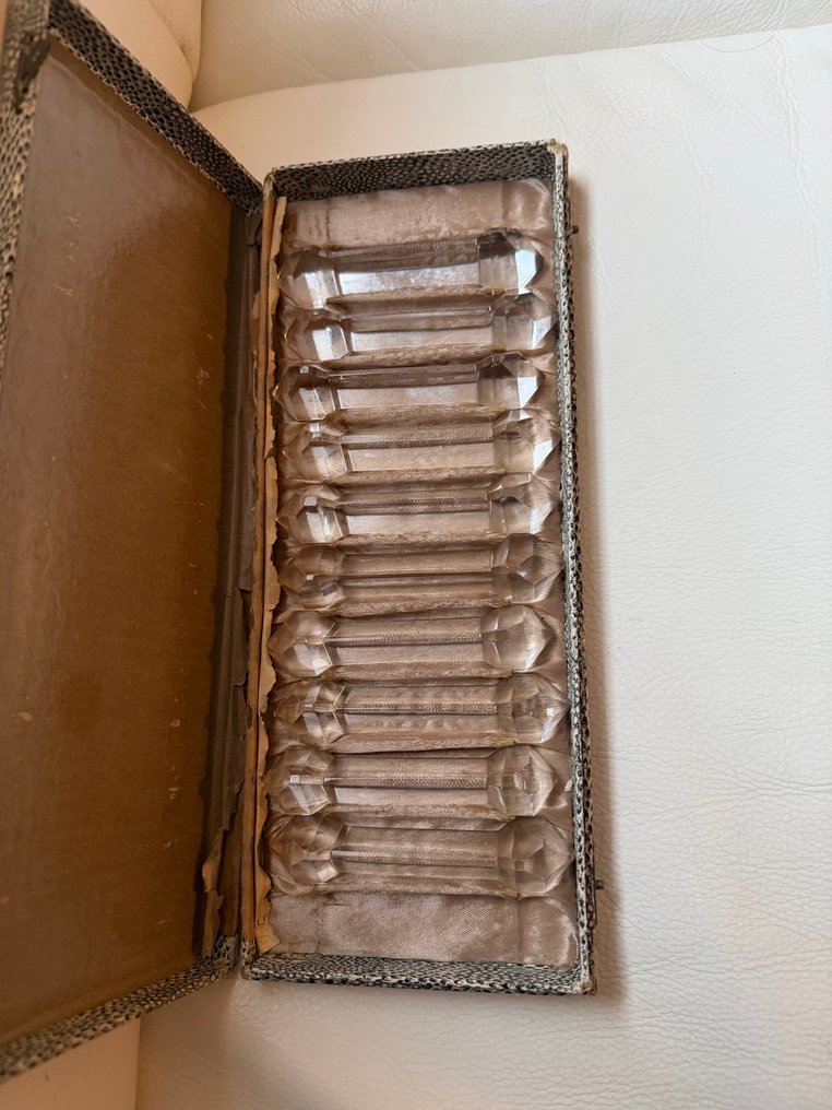 Karl Palda - 餐刀套裝 (10) - 水晶 - Karl Palda Art Deco #3.2