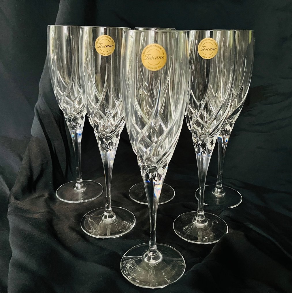 wedgewood - Conjunto de copos de bebidas diversas (6) - Toscane - Cristal #1.0