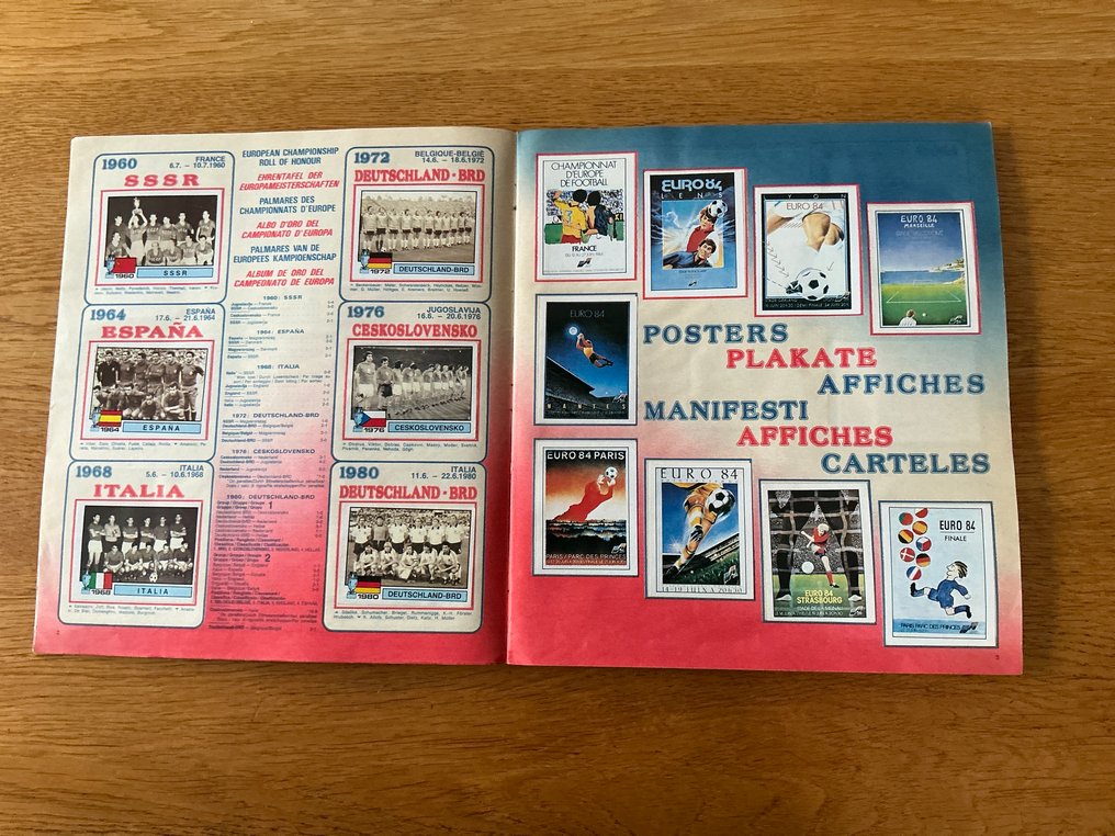 Panini Euro 84 - Platini - Nescris - 1 Album complet - Excelent (EX) #4.3