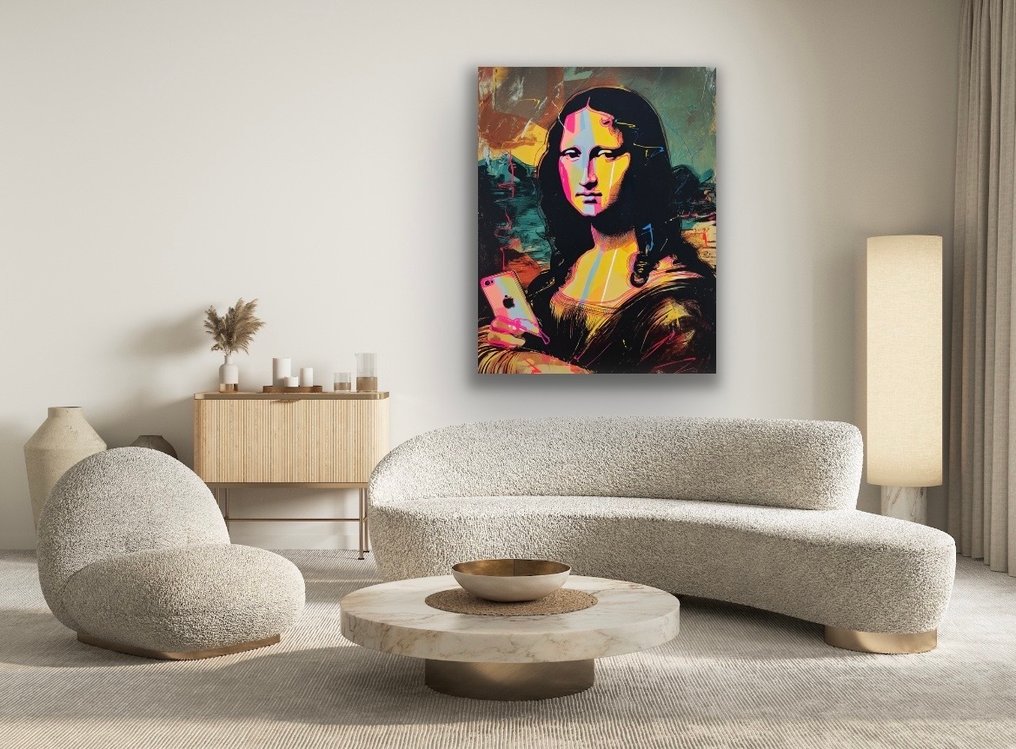 ERIC BRUMETTE - MONA LISA CALL ME BACK - Toile L #2.1