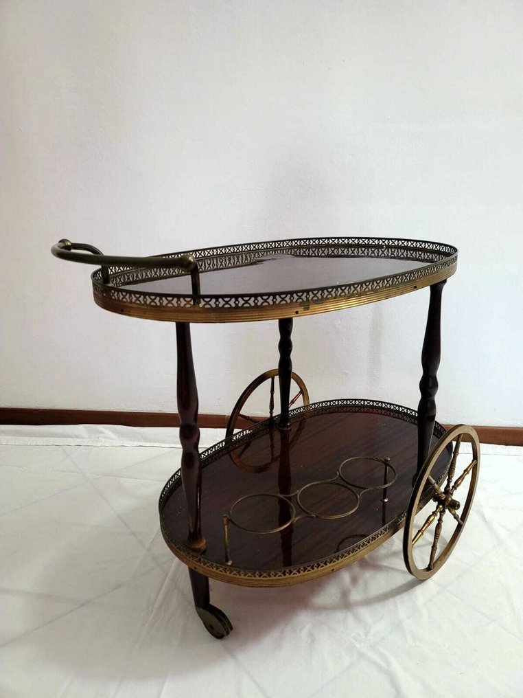 Serving trolley - Wood - lunchbox carrier trolley #1.0