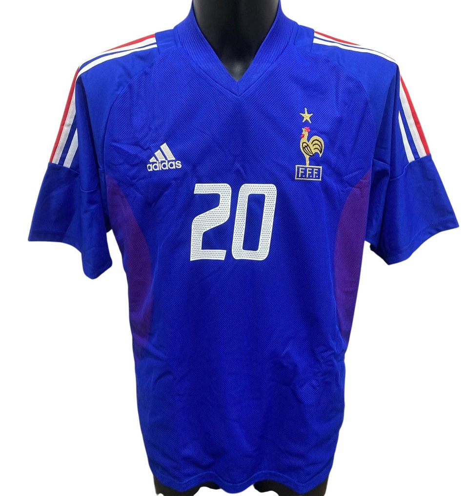 France - Coupe du Monde de Football - Trezeguet - 2002 - Maillot de foot #1.0