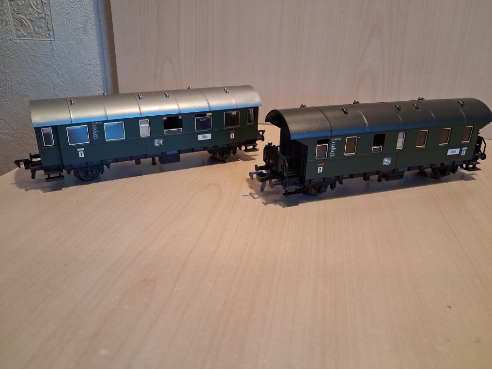 Liliput, Fleischmann H0轨 - 火车车厢模型 (7) - 7件套个人汽车 - DB, DSG #4.3