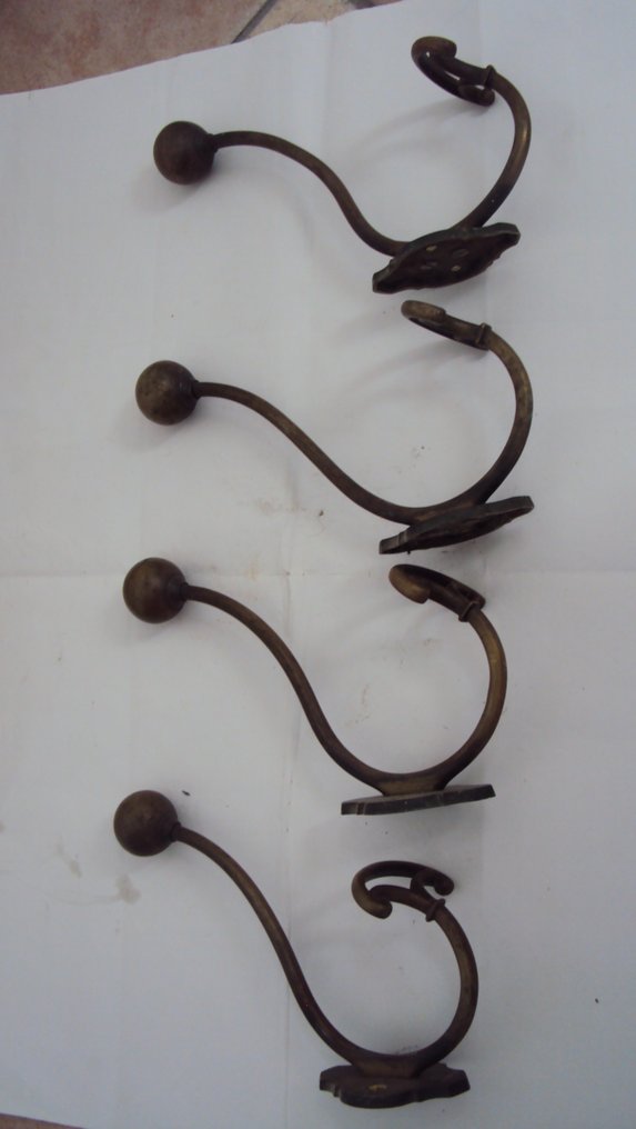 Cabide (4) - Bronze patinado - cabideiro em bronze #4.3