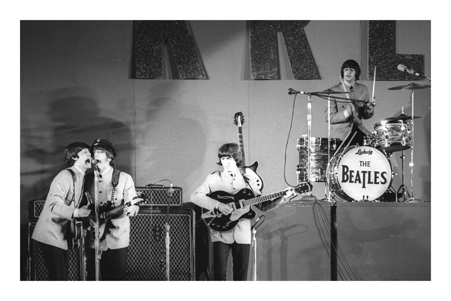 Photo Office - The Beatles live on stage at the Hollywood Bowl 1965, Fine Art Print. #2.1