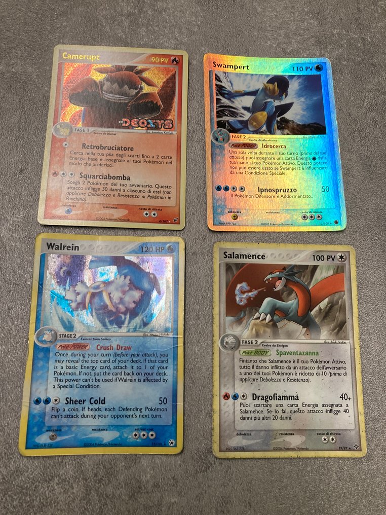 4 Bulk-kort - Camerupt Swampert Waldron Salamance #1.0
