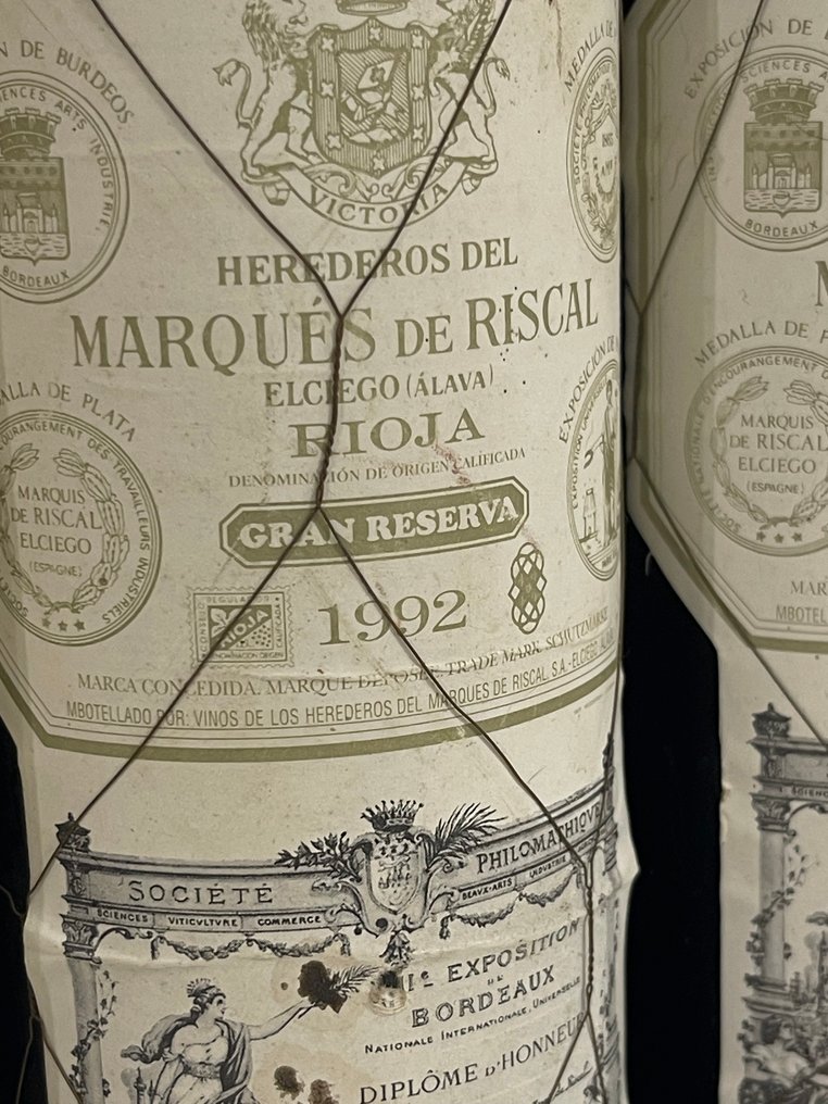 1992 Marqués de Riscal - Rioja Gran Reserva - 3 Bottles (0.75L) #3.2