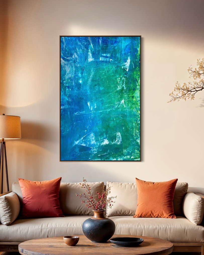 Alberto Stocco - Abstract -Laguna verde #2.1