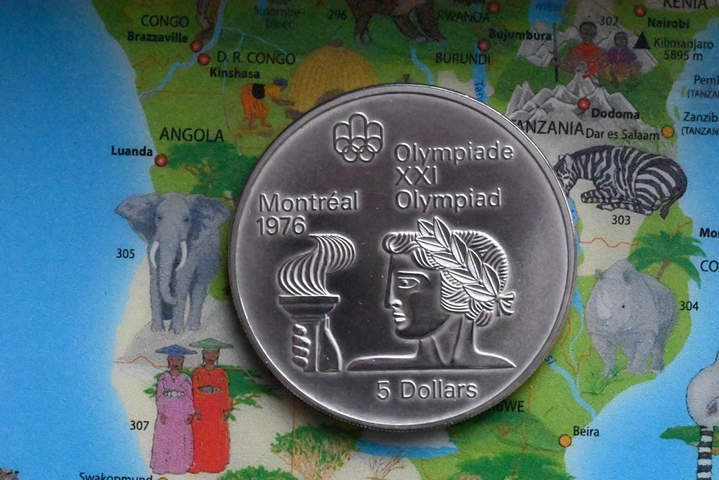 Canadá. 5 Dollars 1976  (Sem preço de reserva) #2.1