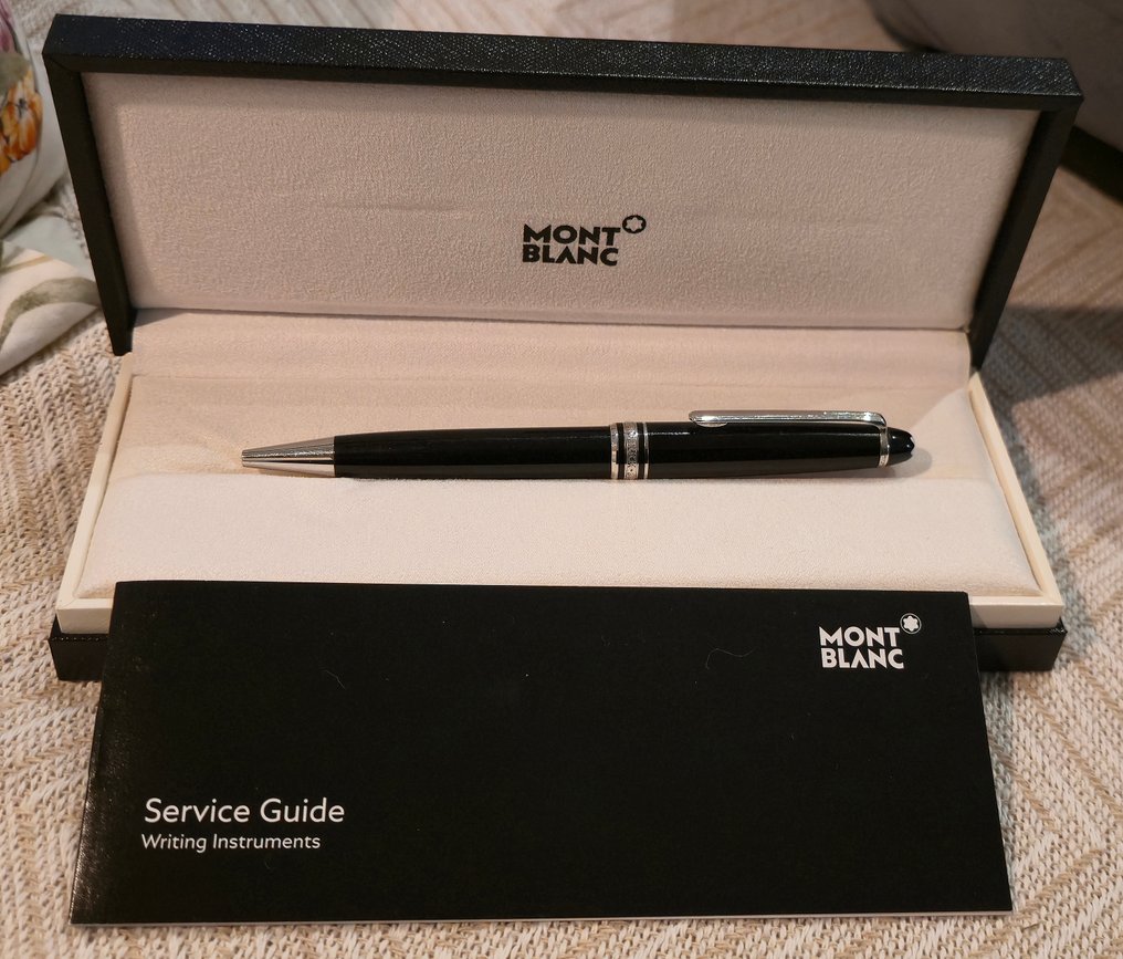 Montblanc - Meisterstuck 164 Negra/Platino mont blanc montblanc - Ingen mindstepris - Pen #1.0