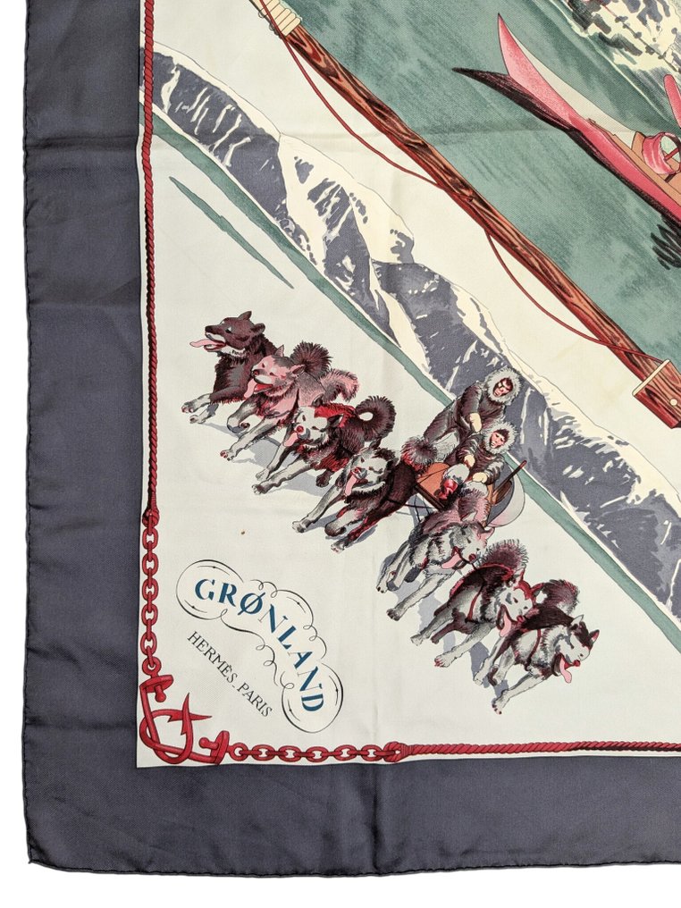 Hermès - "Grønland / Groenland” SCARF 90 CM SILK - Κασκόλ #3.2