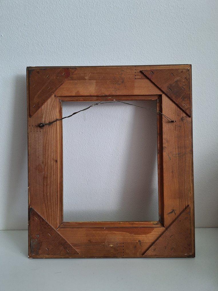 Ramme  - Tre - Antikk, bladgull #4.3