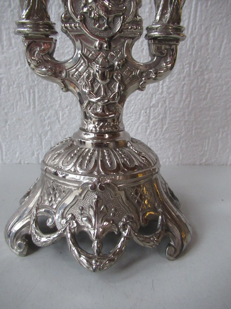  耶穌受難十字架像 - 粗鋅 - 20世纪上半叶 - 44公分  #4.3