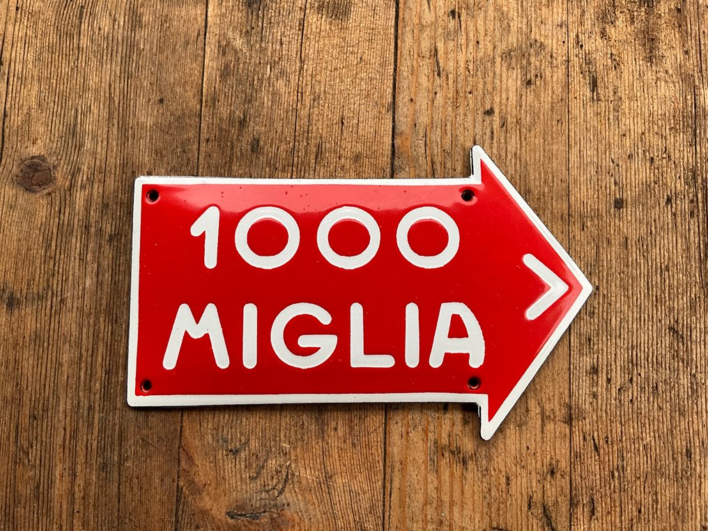Mille Miglia - Vintage - Emaljfat - Emalj #1.0