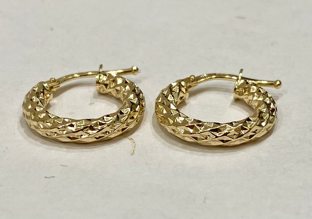 Ingen mindstepris - Creol øreringe - 18 kraat Gulguld #4.3