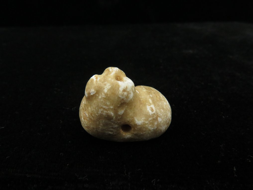 Mezopotamia Kamień Statuetka byka - 2.3 cm  (Bez ceny minimalnej
) #4.3