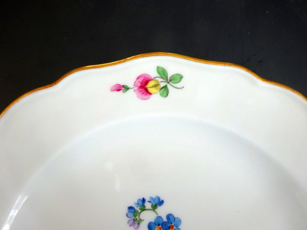 Meissen - Tallrik - Porslin - Meissner Teller #3.2
