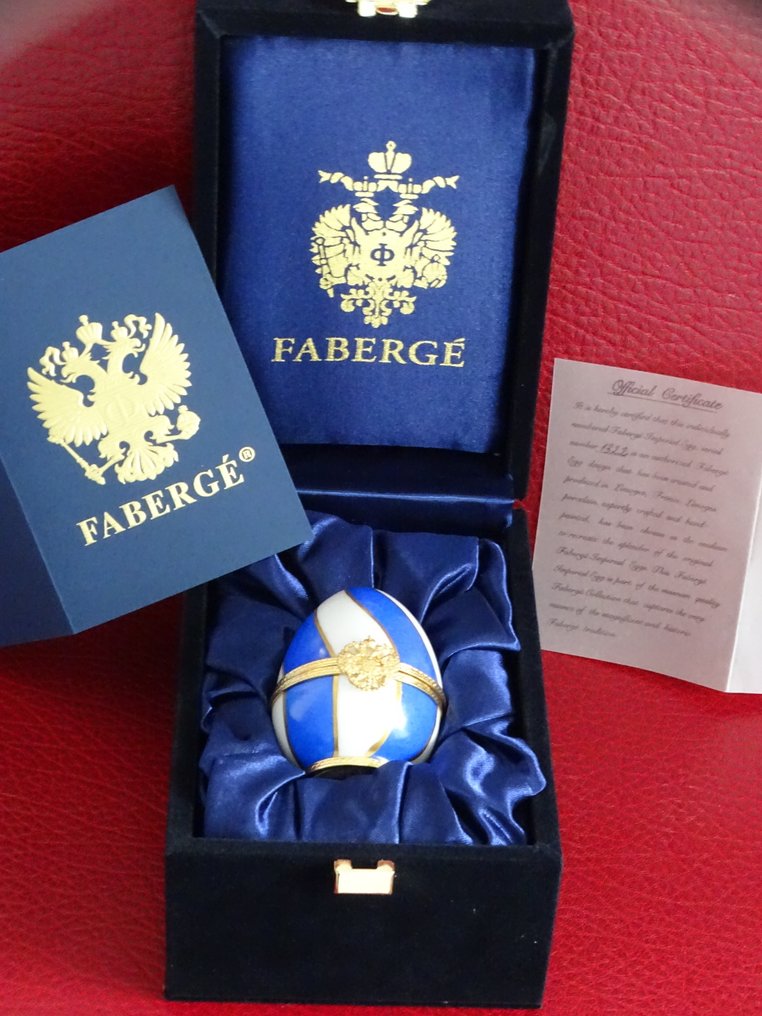 Figuuri - House of Faberge egg with original box and Certificate of Authenticity - Posliini #2.1