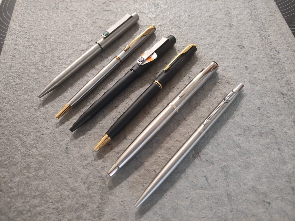派克 - 6 Bolígrafos Parker modelos variados - 沒有保留價 - 圓珠筆 #1.0