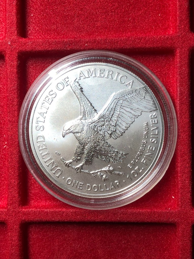 Ηνωμένες Πολιτείες. 1 Dollar Liberty  - 2021  - Argento 999    1 OZ  (χωρίς τιμή ασφαλείας) #1.0