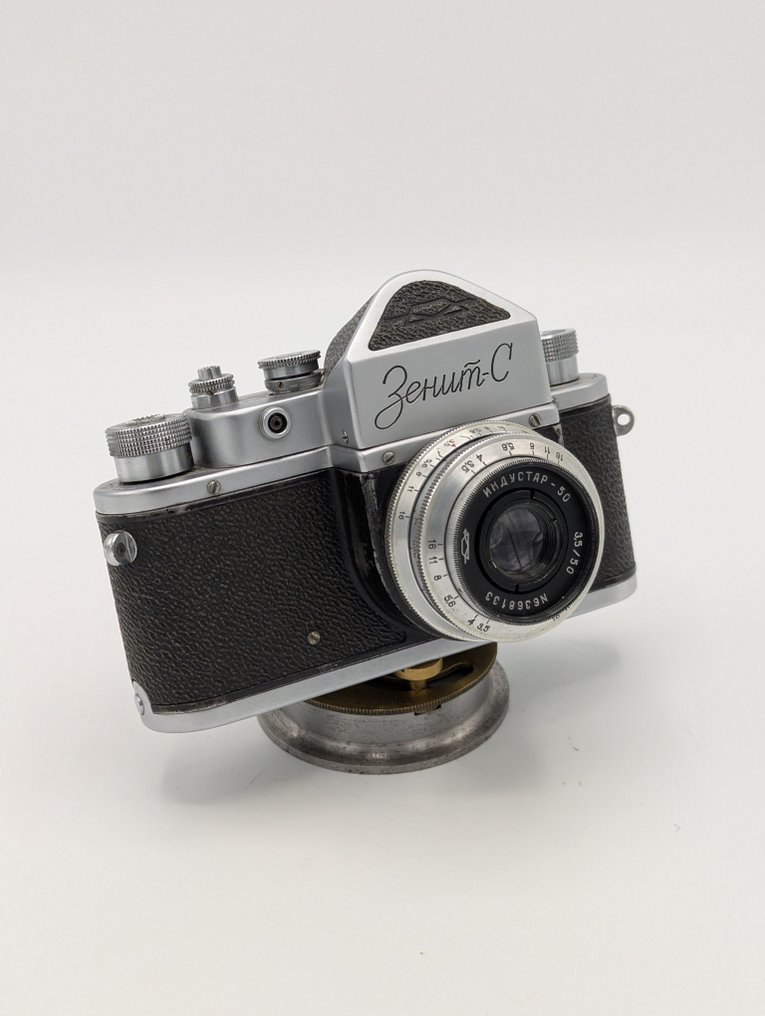 KMZ Krasnogorsk Zenit-C + Industar-50 | Αντανακλαστική φωτογραφική μηχανή με μονό φακό (TLR) #1.0