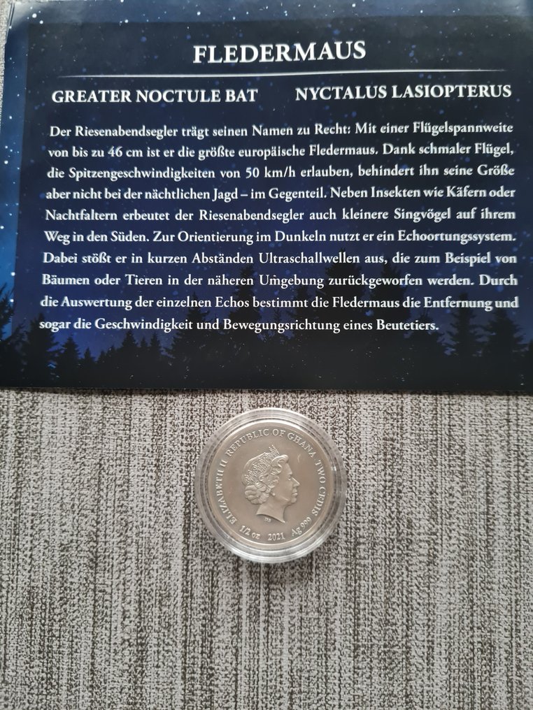 Ghana. 2 Cedis 2021  (Ohne mindestpreis) #1.0