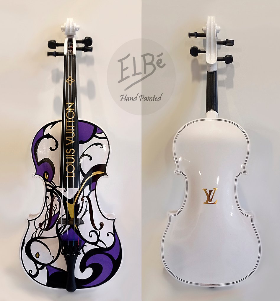 ELBé - Violon en bois 4/4 customisé à la main #1.0