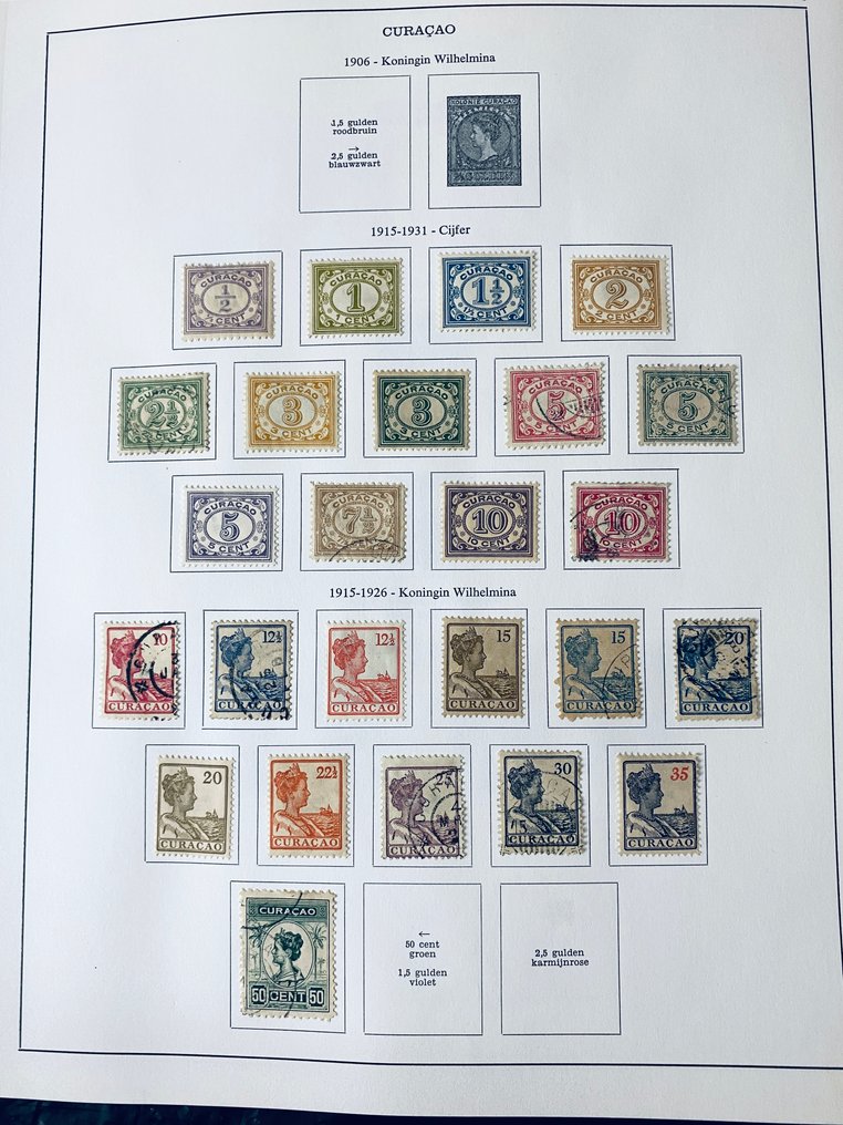 Netherlands  - Collection of Areas NL Overseas - NVPH #2.1