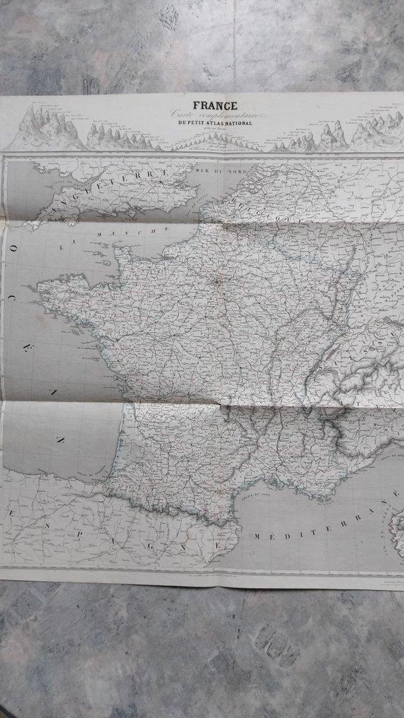 V. MONIN - Petit Atlas National Des Départements De La France et De Ses colonies et carte de France - 1833-1833 #4.3