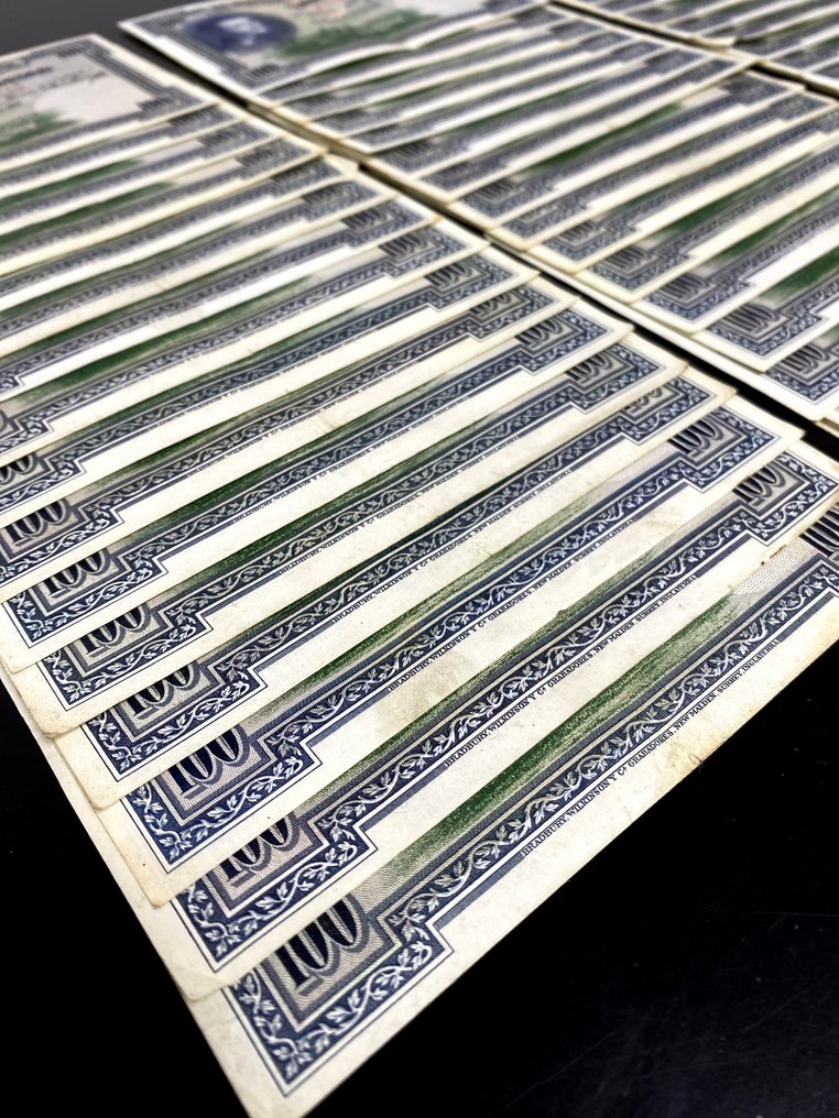 Spanien. - 50 x 100 Pesetas 1925 - Pick 69  (Ingen mindstepris) #1.0