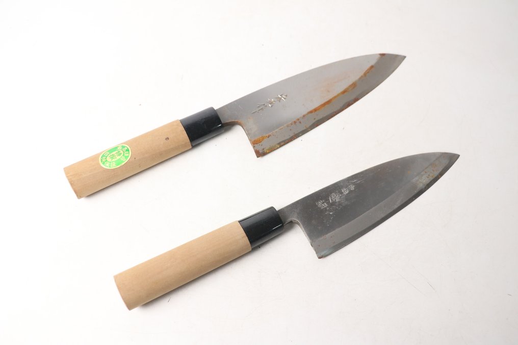 宏元 Hiromoto , 秀綱 Hidetsuna - 厨刀 - 刀 KATANA 出刃 Deba - 钢 - 日本 #1.0