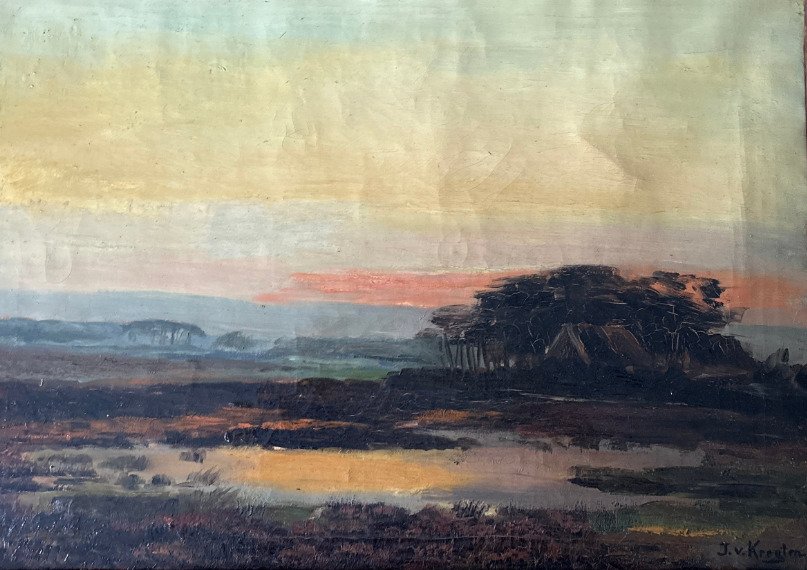 Jaap van Kregten (1878-1967) - Landschap #1.0