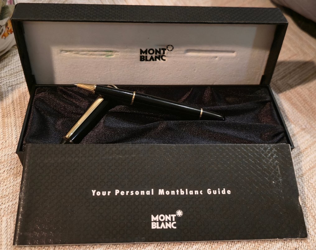Montblanc - Meisterstuck 163 Negra/oro - Ingen mindstepris - Pen #1.0