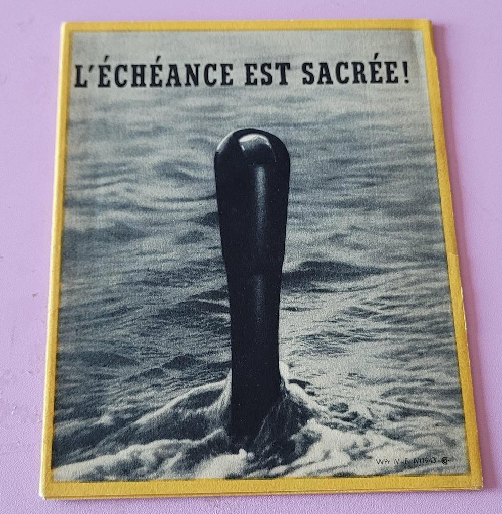 Dépliant propagande l’Échéance est sacrée - 小冊子 - 1943 #1.0