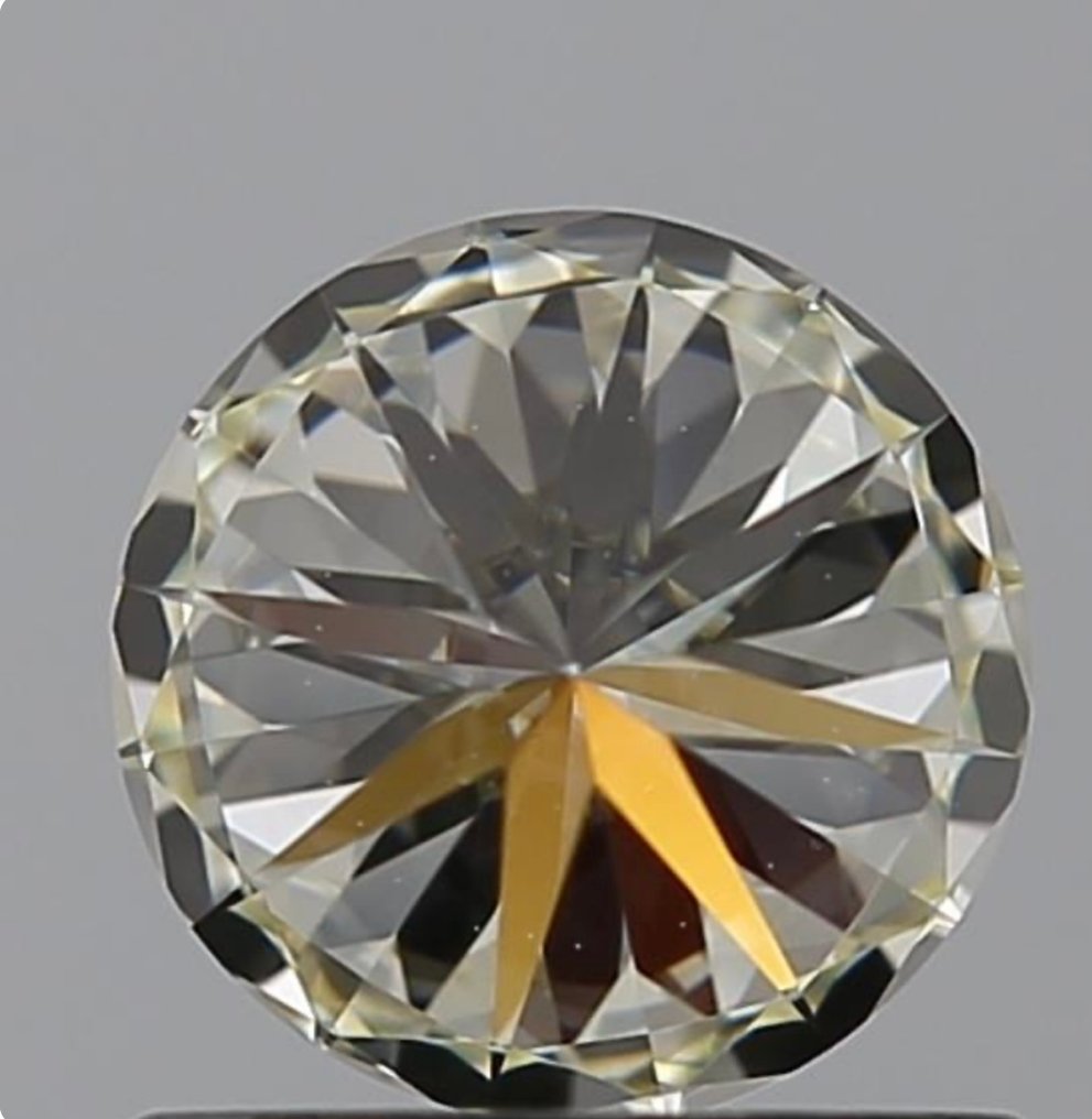 没有保留价 - 1 pcs 钻石 (天然) - 0.70 ct - 圆形 - K - VVS2 极轻微内含二级 - 国际宝石研究院(IGI) #2.1