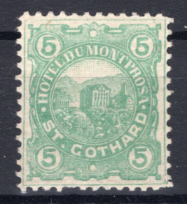 瑞士 1882 - Hotelpost St.Gotthard Mont Prosa - Zumstein 1 #1.0