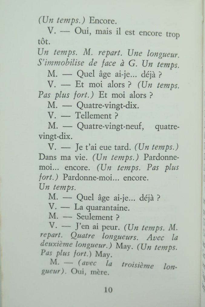 Samuel Beckett - Pas [1/35 ex. hors-commerce num. sur vélin d'arches] - 1935 #4.3