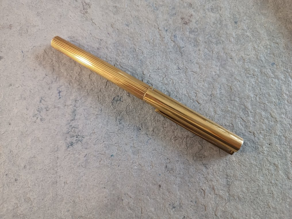 S.T. Dupont - Pluma ST Dupont Classic de plata maciza 925 y plaqué oro - Sin precio de reserva - Pluma estilográfica #3.2