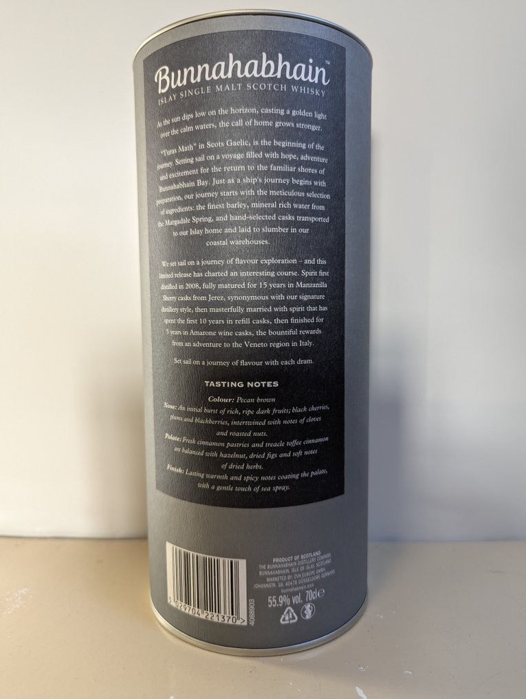 Bunnahabhain 2008 15 years old Turas Math No. 1 - The Westering Home Collection 2025  - 70cl #4.3