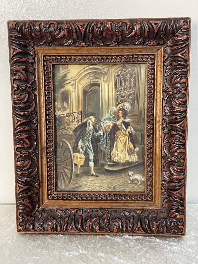 W. Hood - Barok Schilderij Het Afscheid #1.0