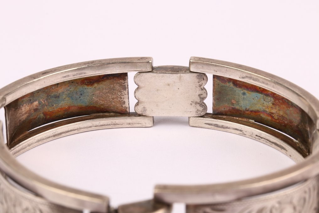 沒有保留價 - 手鈪 銀 - art deco #4.3