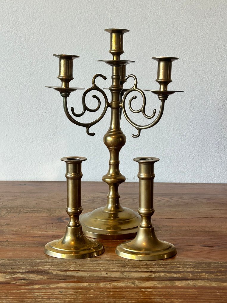 Kandelaar - Koper - 4 armige kandelaar #2.1