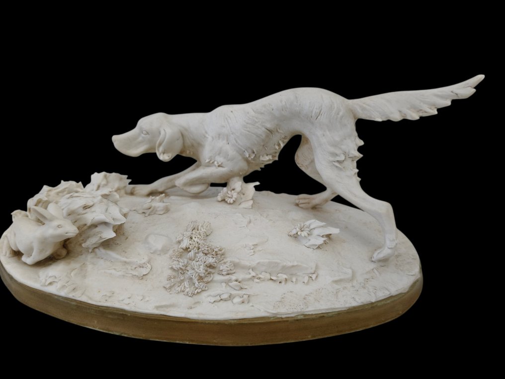 Bassano G.B. - 雕塑, Hunting Scene - 9 cm - Bisquit瓷器 #3.2