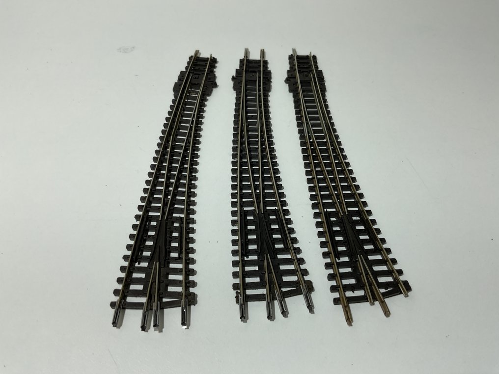 Peco N - sl380/381/386/394 - Γραμμές τρένου μοντελισμού (8) - Peco στροφές (8 τεμάχια) #3.2