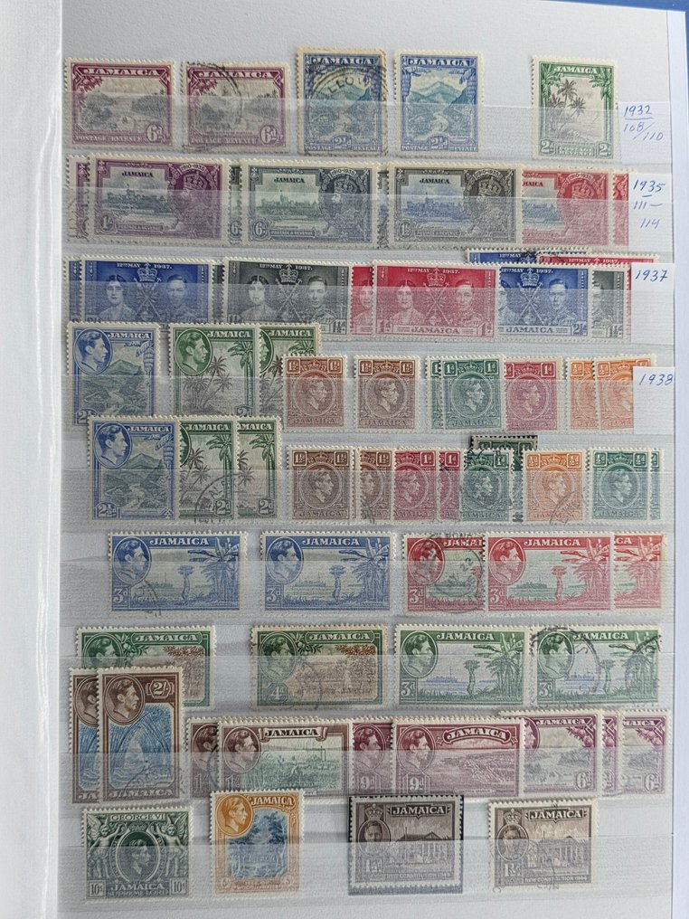 Jamaica 1860/2014 - Samling i en lagerbok #4.3